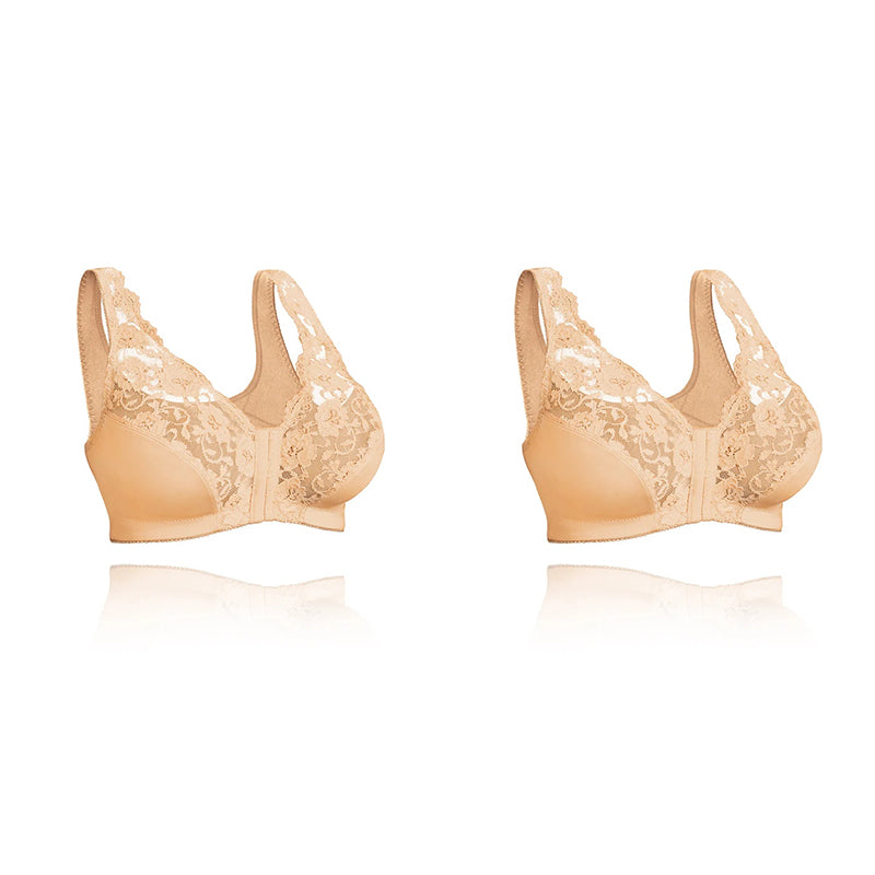 Buy one get one free 🩱 Front hook, stretch lace, super lift and body contouring - all in one bra!