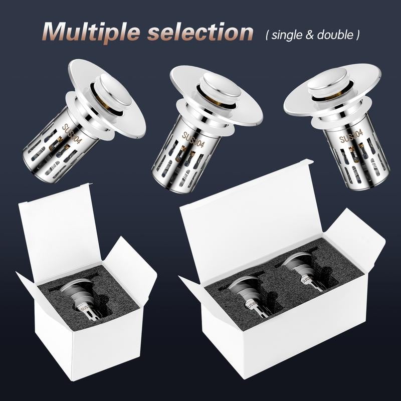 š„Last Day Hot Sales - BUY 1 GET 1 FREEš„Universal Stainless Steel Drain Strainer