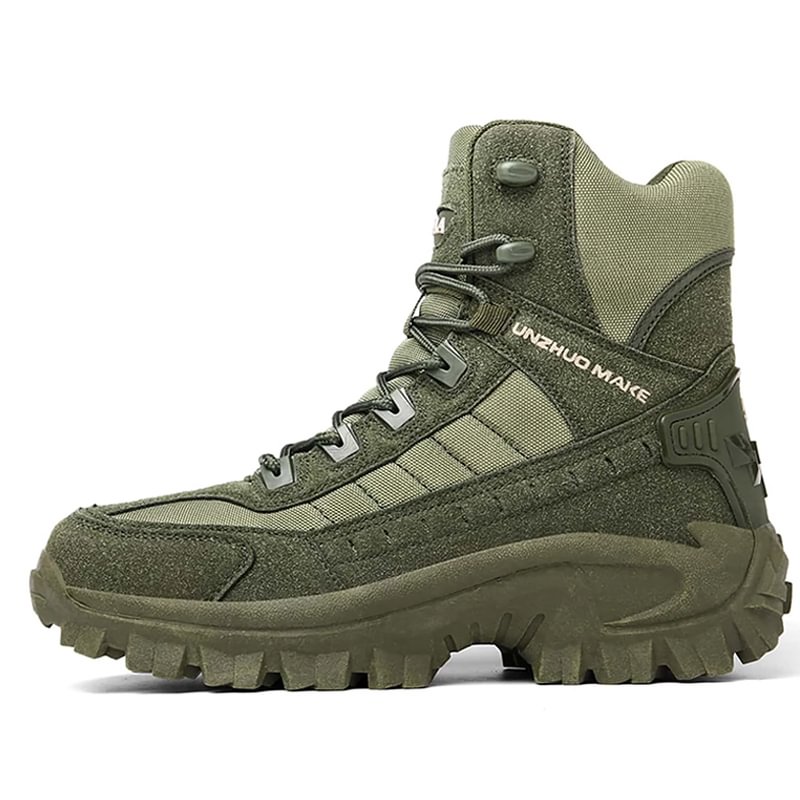 🔥Vente chaude🔥Bottes de combat imperméables et anti-perforation pour homme (durabilité améliorée)