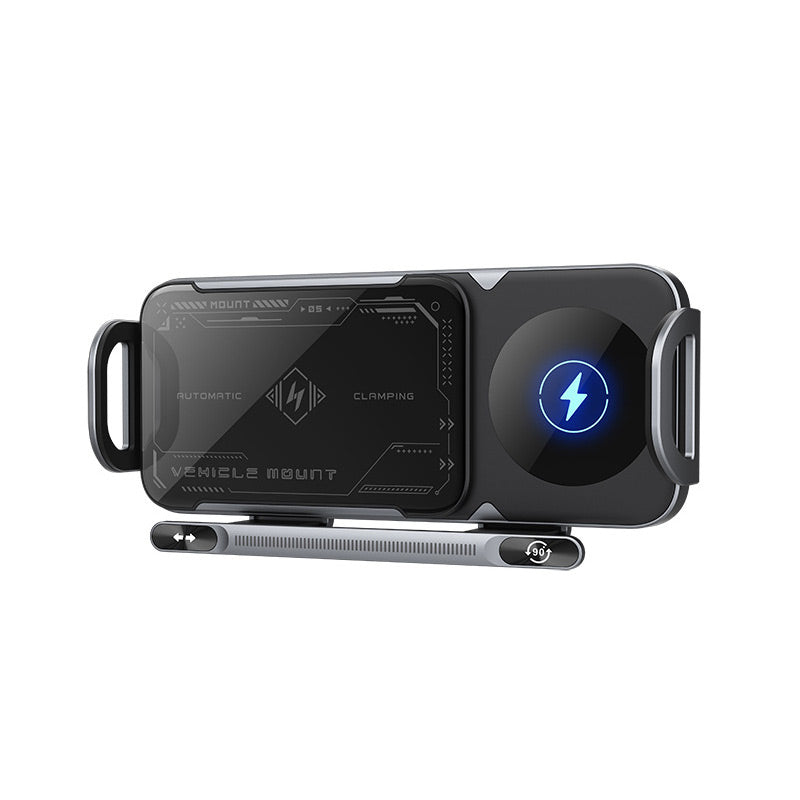 📱Last Day Special Sale 49% OFF⚡High Intelligent Folding Screen Car Wireless Charging Phone Holder