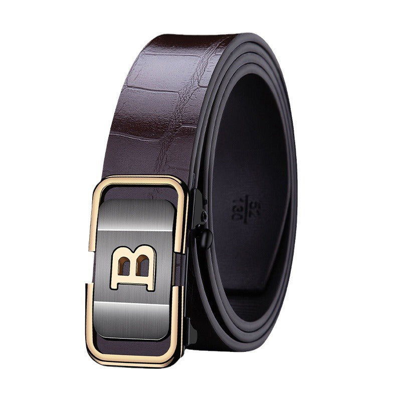 🔥Hot Sale🔥Men's Crocodile-Patterned Automatic Buckle Belt(50% OFF)
