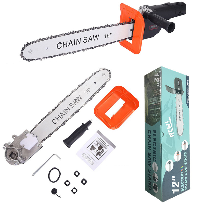 Chainsaw Converter Adapter Set - Convert Angle Grinder to Chainsaw