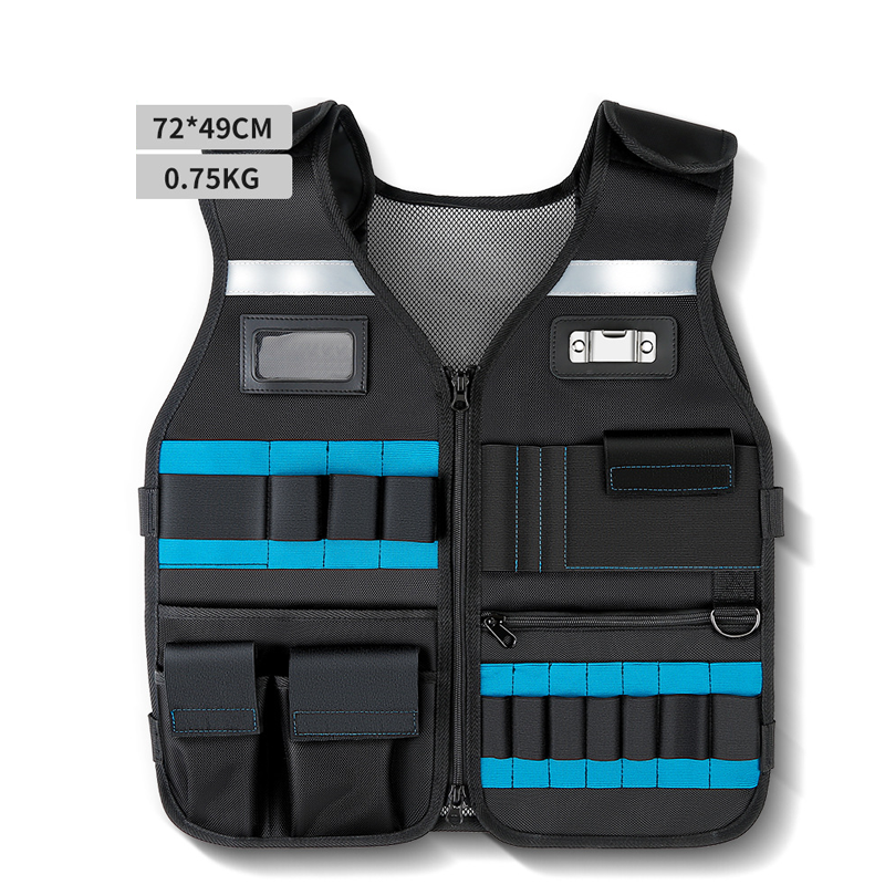 Adjustable Lightweight Construction Work Tool Vest