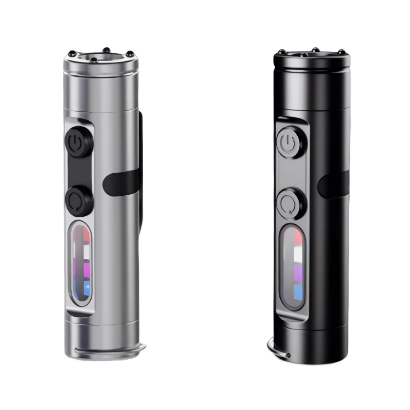 Rechargeable & Magnetic Mini Keychain Flashlight