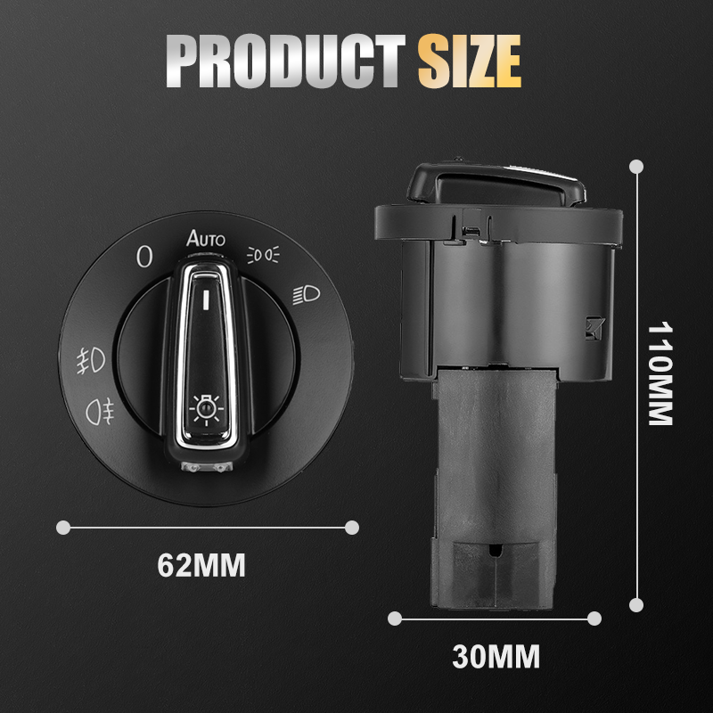 Auto Headlight Lamp Control Switch