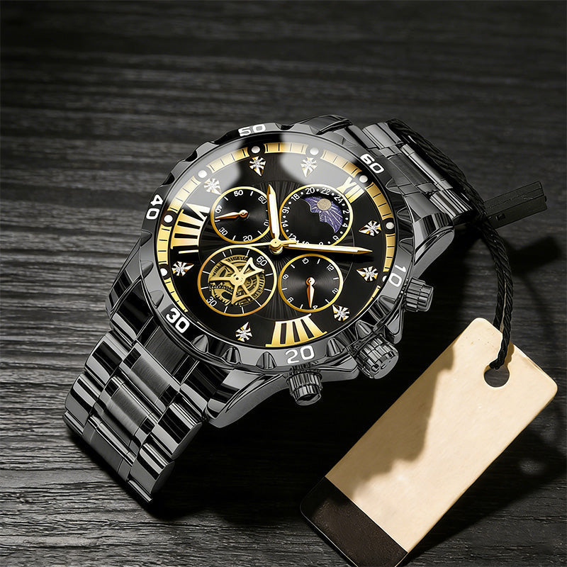 ⌛Last Chance: 50% Off All⏰Men's Luminous Waterproof Flywheel Quartz Watch