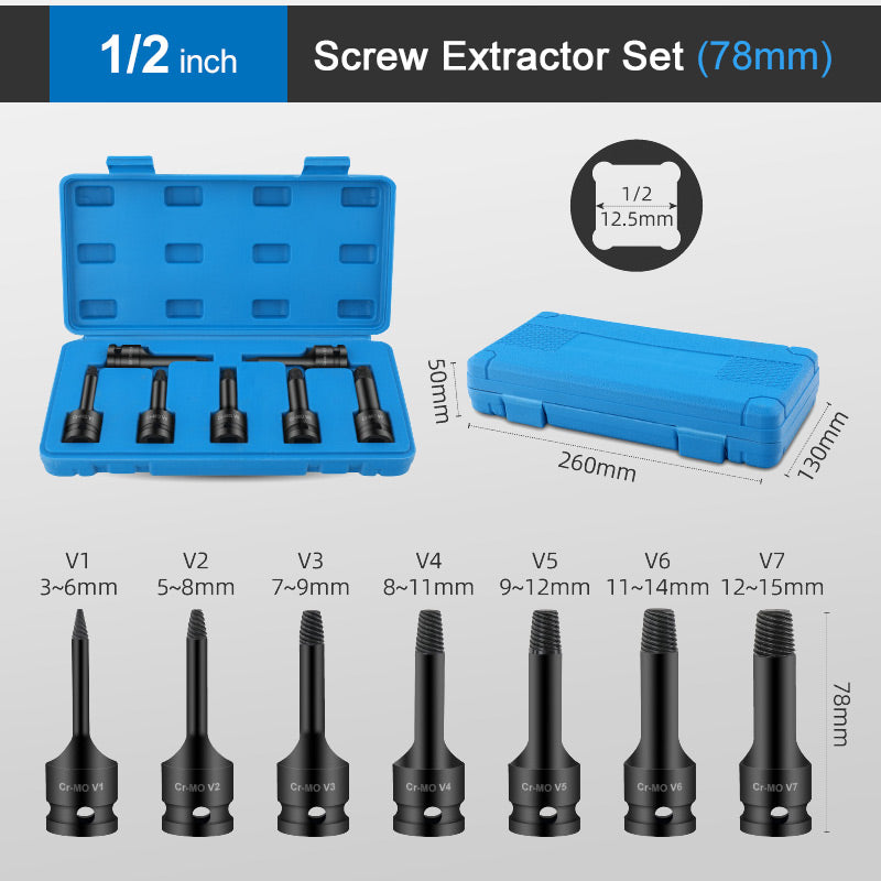 Damaged Screw Extractor Set(50% OFF)