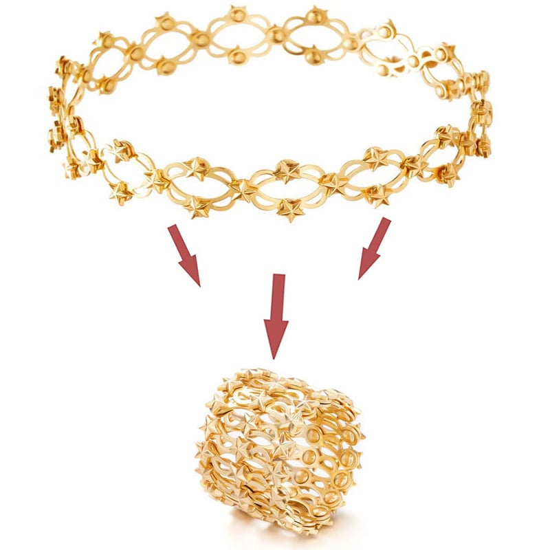 🔥Magic 2 in 1 Foldable Ring Bracelet🎅Limited time offer