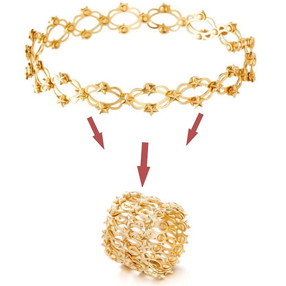 🔥Magic 2 in 1 Foldable Ring Bracelet🎅Limited time offer