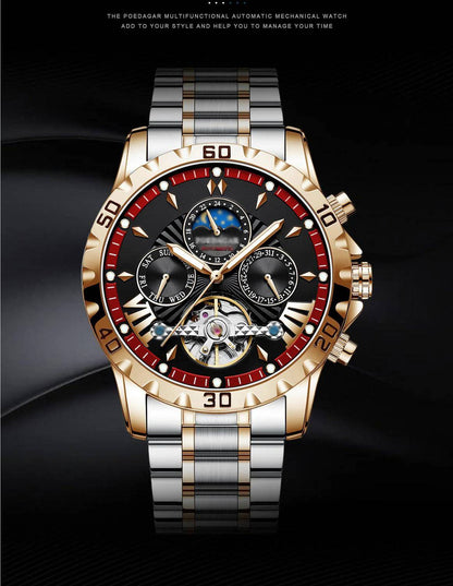 ⌚💧Swiss Brand New Waterproof Automatic Mechanical Watches