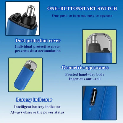 ✨VENTE CHAUDE 50% DE RÉDUCTION✨Tondeuse à poils de nez portable rechargeable