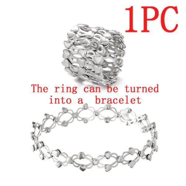 🔥Magic 2 in 1 Foldable Ring Bracelet🎅Limited time offer