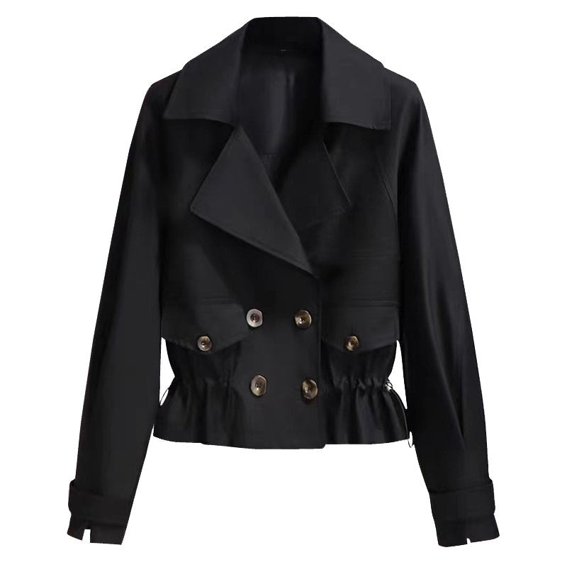 Trench de mode court de style coréen