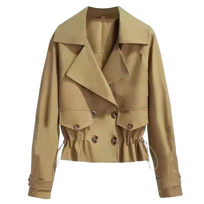 Trench de mode court de style coréen