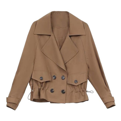 Trench de mode court de style coréen