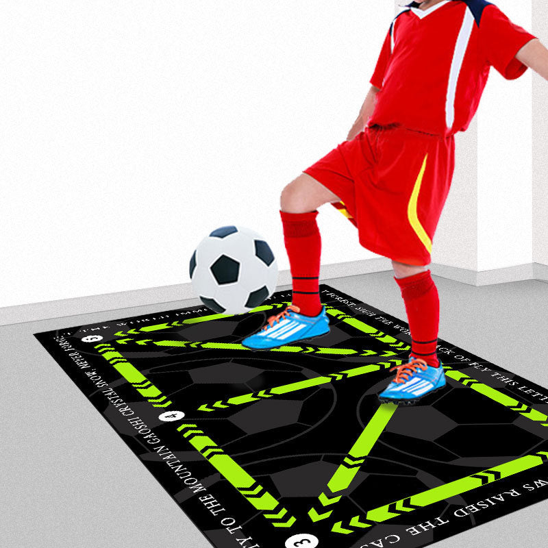 🎅Christmas Gift🎁53%OFF Help children practice football better🎁⚽Footwork Training Non-slip Football Training Mat