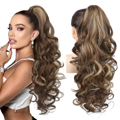 💜Limited time promotion 40%OFF💜Clip-on Wavy Ponytail Extension