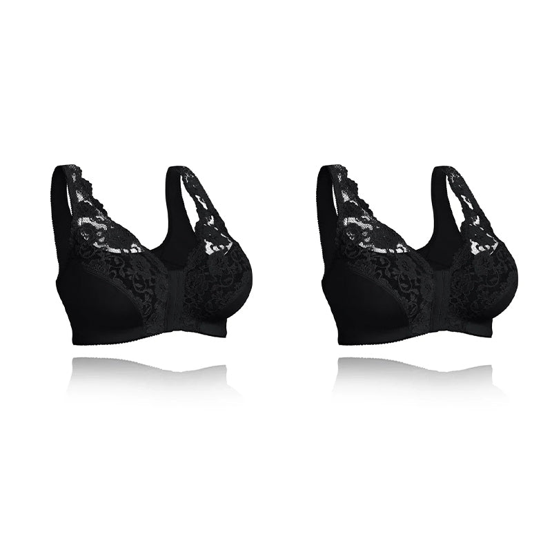 Buy one get one free 🩱 Front hook, stretch lace, super lift and body contouring - all in one bra!