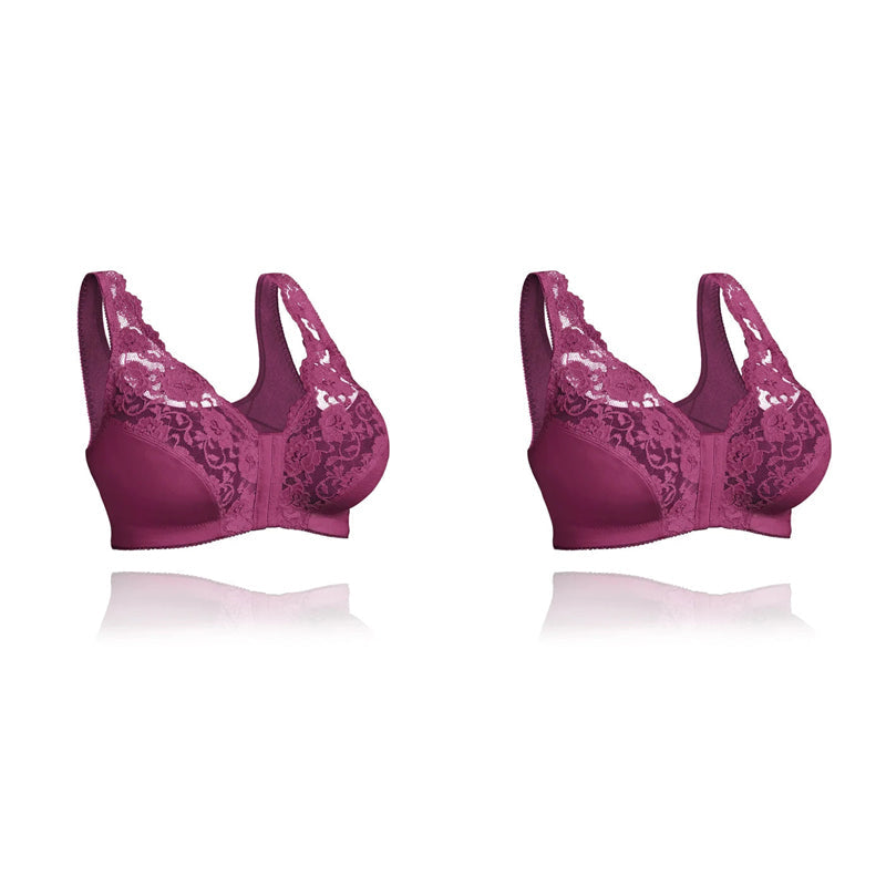 Buy one get one free 🩱 Front hook, stretch lace, super lift and body contouring - all in one bra!