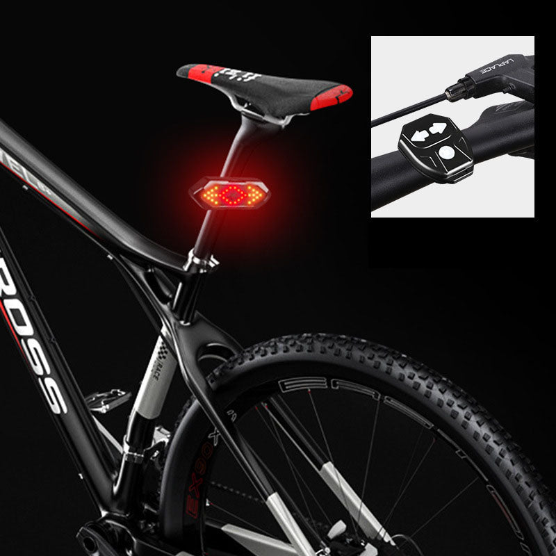 Waterproof Night Riding LED Mountain Bike Remote Control Steering Tail Light