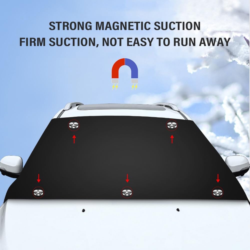 🎁Last Day Sale 49% OFF🔥2025 Upgraded Car Windshield Magnetic Snow Cover