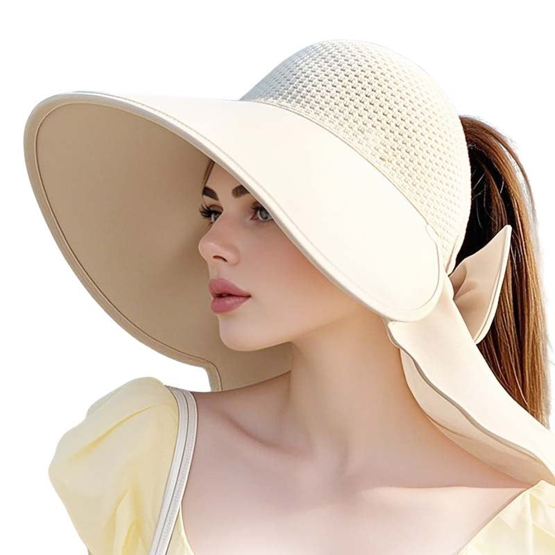 🌞2025 Summer Essentials😍 👒Wide Brim Sun Hat With Removable Neck Flap