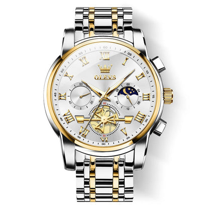 Luxury Design Dodecagon Quartz Watch New Multifunctional Men's Wristwatch