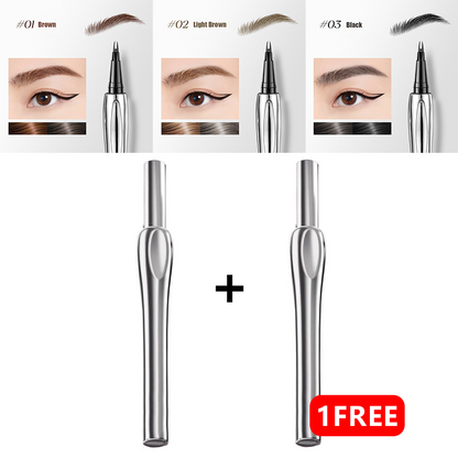 2024 Upgraded Natural Waterproof Eyebrow Pen with Microfine Tip