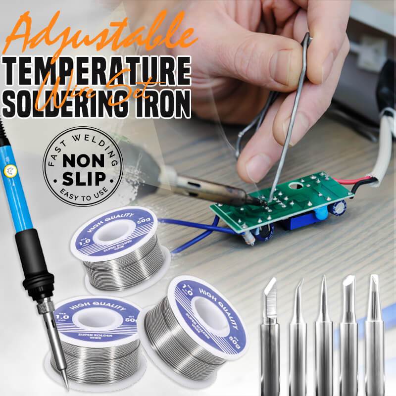 💥Adjustable Temperature Soldering Iron Wire Set