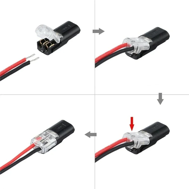 🔥LAST DAY PROMOTION - 50%OFF🏆Double-wire Plug-in Connector With Locking Buckle🔩🔒
