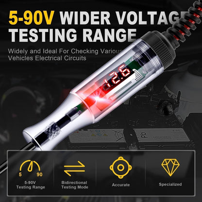 🔥Heavy Duty 5-90V Digital LED Circuit Tester