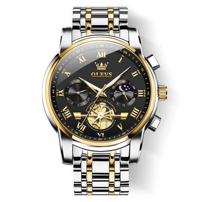 Luxury Design Dodecagon Quartz Watch New Multifunctional Men's Wristwatch