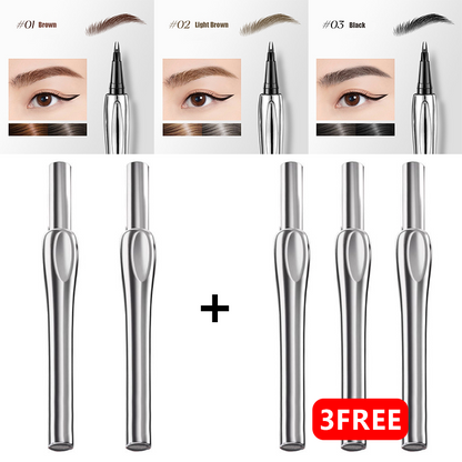 2024 Upgraded Natural Waterproof Eyebrow Pen with Microfine Tip