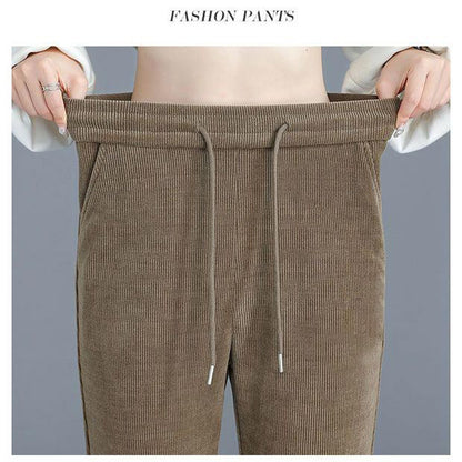 🔥Hot Sale🔥 Women's Warm Plush Corduroy Jogger Pants（50% OFF)