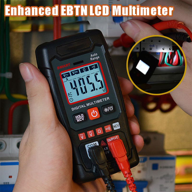 🔧⚡️ Smart Anti-Burn Multimeter! 4000-Count Auto-Ranging, Palm-Sized Zero-Fail Measurement Tool ✨