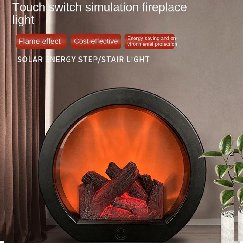 📢📢50% OFF !!!⏰Flameless LED Fireplace Decorative Lantern Lamp