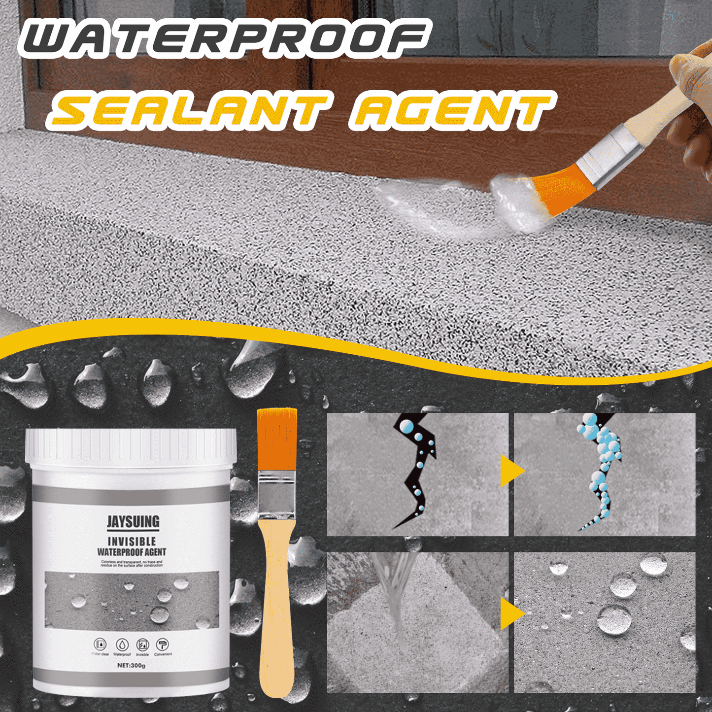 Waterproof Insulating Sealant（Free Brushes）