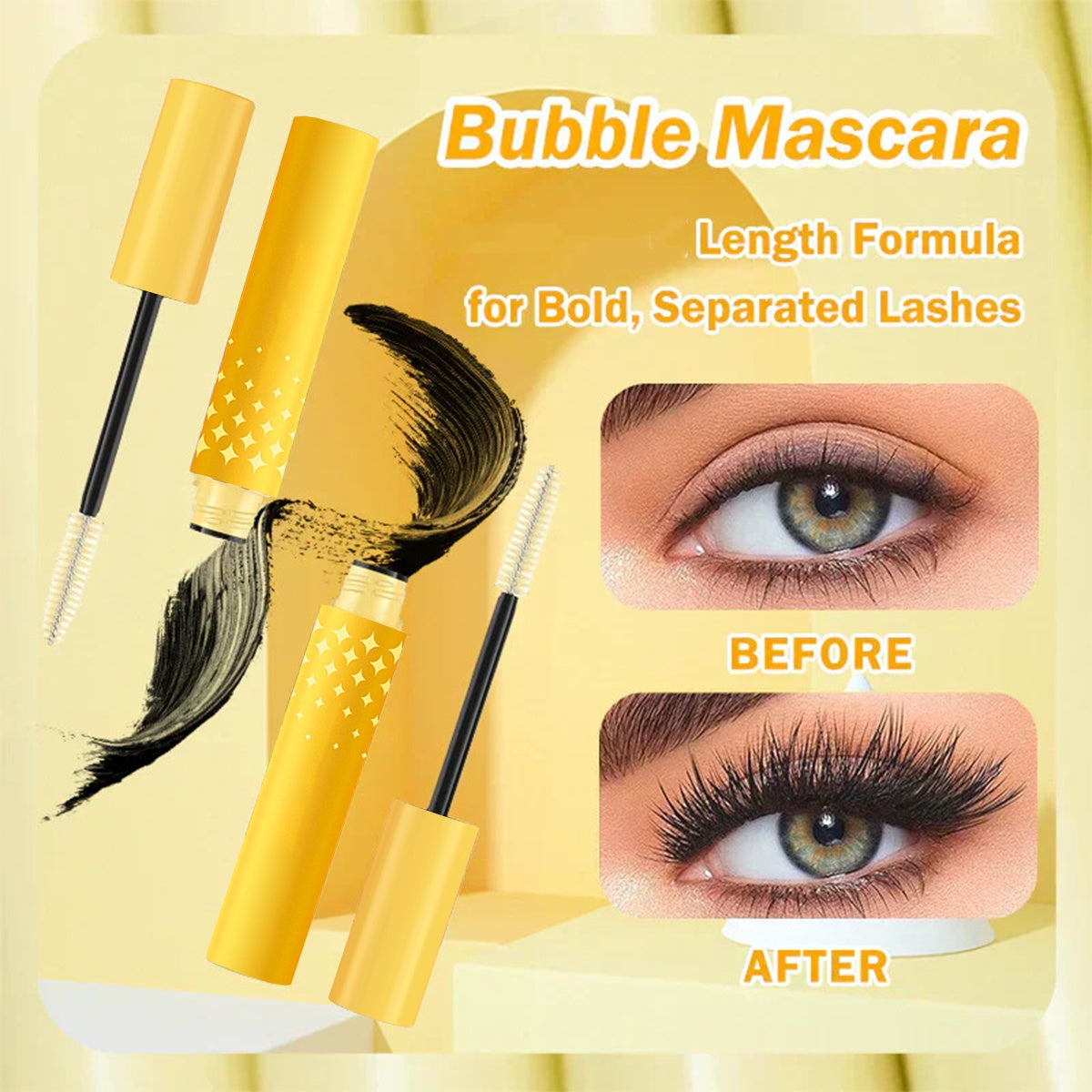 ✨HOT SALE✨Bubble Mascara💯 and Length Formula for Bold, Separated Lashes