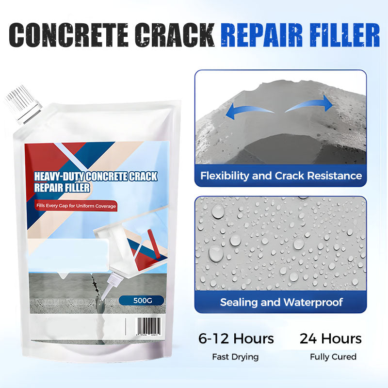 🔥New Upgrade🔥Heavy-Duty Concrete Crack Repair Adhesive