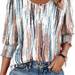 🌺Women Dressy Casual 3/4 Length Sleeve Blouses with Smocked Cuffs