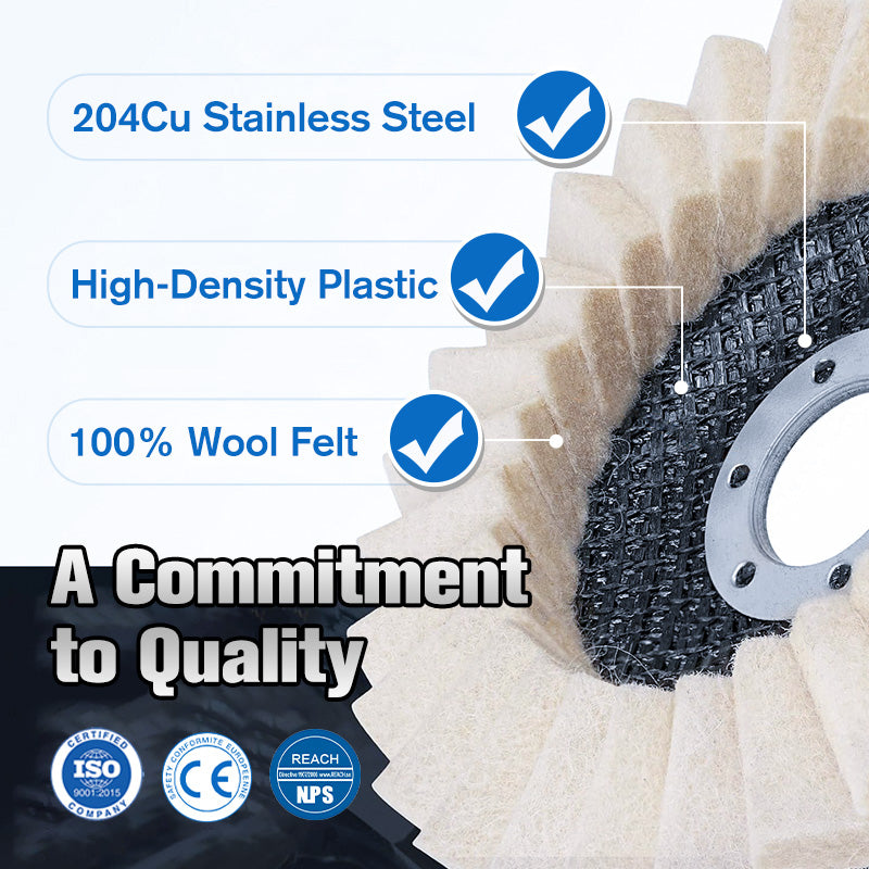 🎉Limited time 49% OFF✨Wool Felt Flap Polishing Disc
