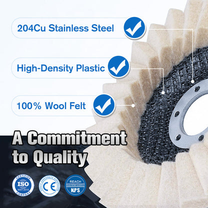 🎉Limited time 49% OFF✨Wool Felt Flap Polishing Disc