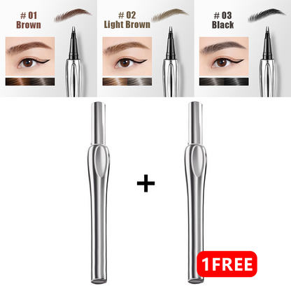 2024 Upgraded Natural Waterproof Eyebrow Pen with Microfine Tip