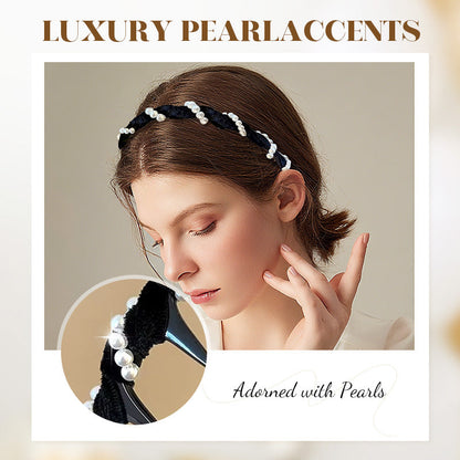 🔥Hot Sale🔥Vintage High Cranium Artificial Pearl Hairband（50% OFF）