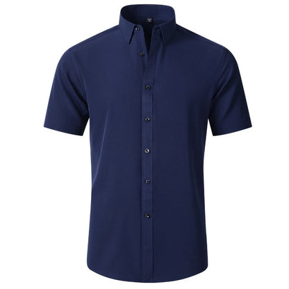 ⏰HOT SALE 50% OFF🔥STRETCH NON-IRON ANTI-WRINKLE SHIRT💕Summer must-have short-sleeved shirt