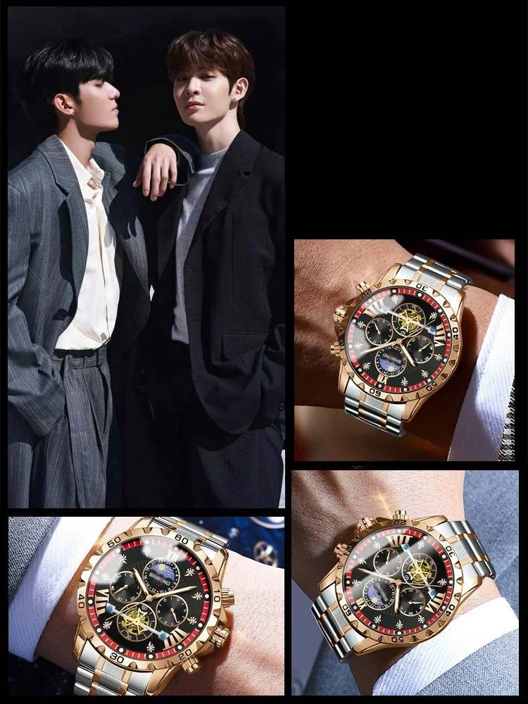 ⌚💧Swiss Brand New Waterproof Automatic Mechanical Watches