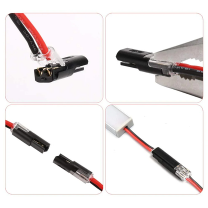🔥LAST DAY PROMOTION - 50%OFF🏆Double-wire Plug-in Connector With Locking Buckle🔩🔒