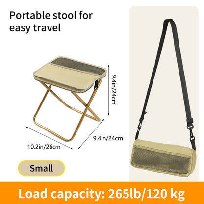 🪑Ultra-Light Folding Stool – Supports Up to 265 lbs
