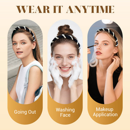 🔥Hot Sale🔥Vintage High Cranium Artificial Pearl Hairband（50% OFF）