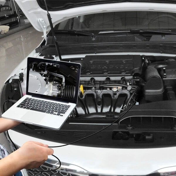 🔍 50% OFF! ✨ 3-IN-1 ENDOSCOPE - 2.0MP HD with 6 LED Lights, IP67 Waterproof, Compatible with Smartphones for Home Inspection and DIY Projects 📱🛠️